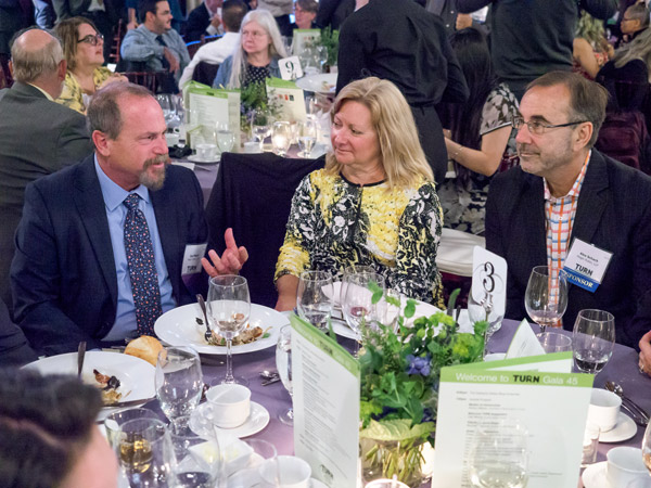 Dan Mogin, Managing Partner, receives the Sylvia Siegel Award at the 45th Annual TURN Gala in San Francisco, CA