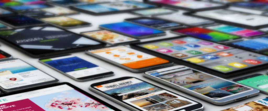 photo of mobile devices on table